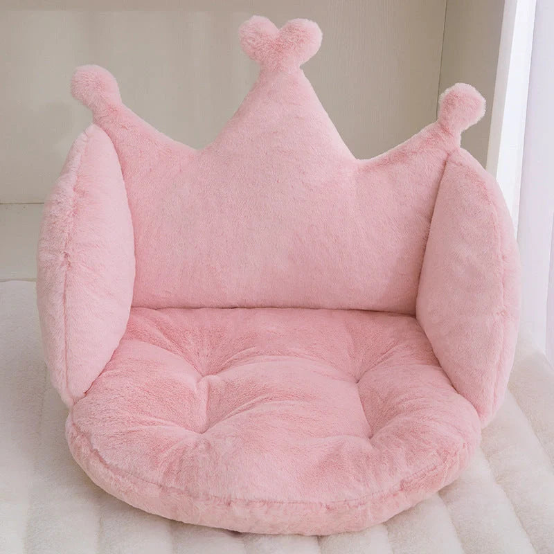 Imitation rabbit plush floor mat in modern design, available in six colours
