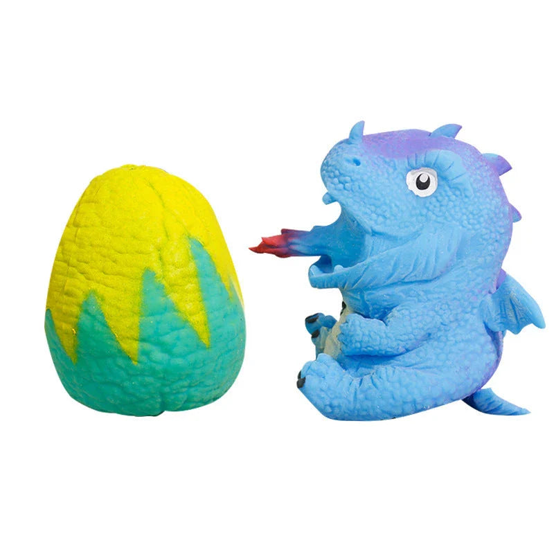 Flip & Reveal Dinosaur Egg - Soft, Squishy Interactive Music Toy with Vibrant Colours