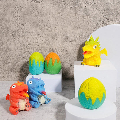 Flip & Reveal Dinosaur Egg - Soft, Squishy Interactive Music Toy with Vibrant Colours