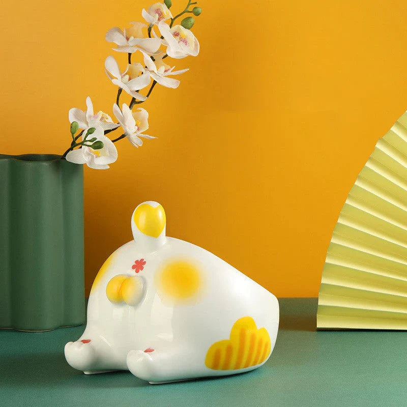 Stylish ceramic pet bowls in various charming designs for cats and dogs