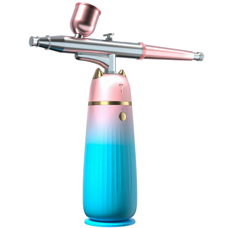 Portable High-Pressure Oxygen Infusion Device for hydrating and revitalising the skin