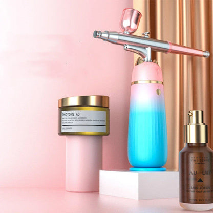 Portable High-Pressure Oxygen Infusion Device for hydrating and revitalising the skin