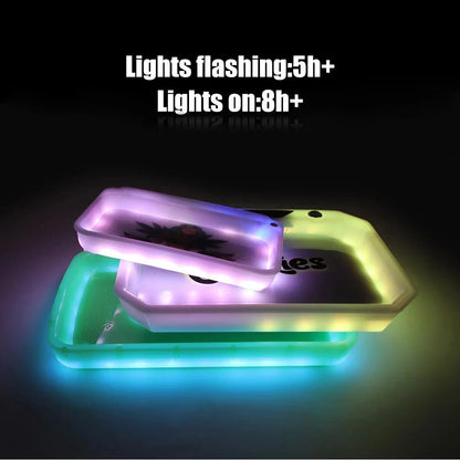 Illuminating Cigarette Storage Tray with Colour-Changing LED Lights and Acrylic Construction