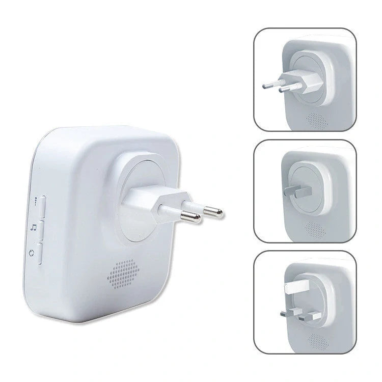 Wireless doorbell with waterproof transmitter and 36 ringtones