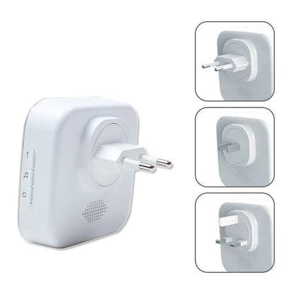Wireless doorbell with waterproof transmitter and 36 ringtones