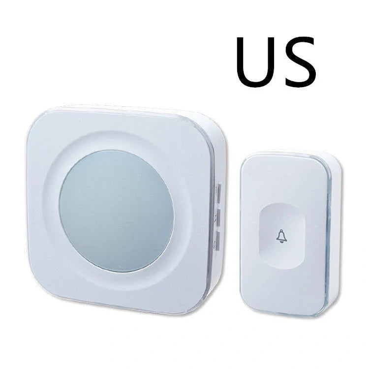 Wireless doorbell with waterproof transmitter and 36 ringtones