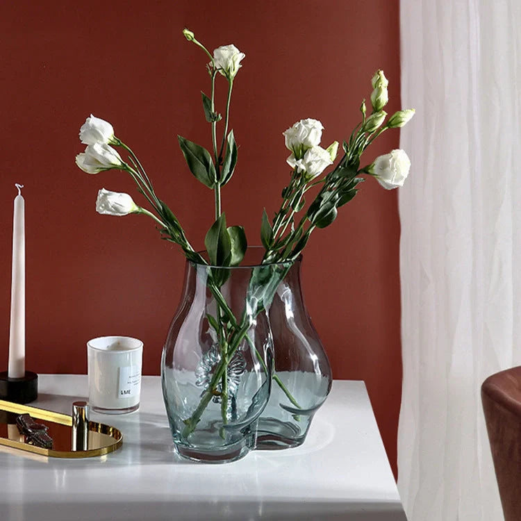 European style character floral vase for table decor