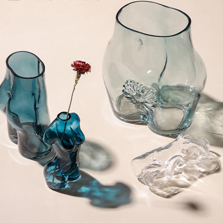European style character floral vase for table decor