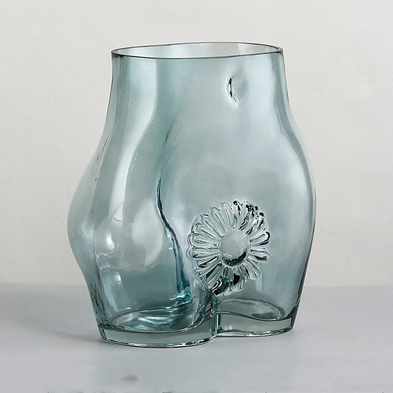 European style character floral vase for table decor