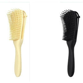 Knotted Haircut Massage Octopus Curling Comb in various colors for detangling and styling hair