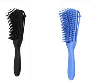 Knotted Haircut Massage Octopus Curling Comb in various colors for detangling and styling hair