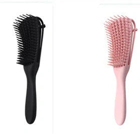 Knotted Haircut Massage Octopus Curling Comb in various colors for detangling and styling hair