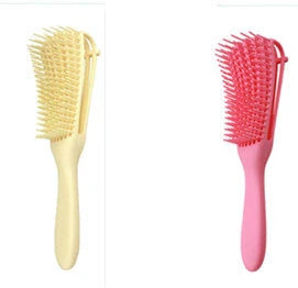 Knotted Haircut Massage Octopus Curling Comb in various colors for detangling and styling hair