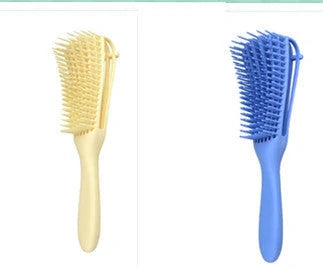 Knotted Haircut Massage Octopus Curling Comb in various colors for detangling and styling hair