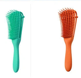 Knotted Haircut Massage Octopus Curling Comb in various colors for detangling and styling hair