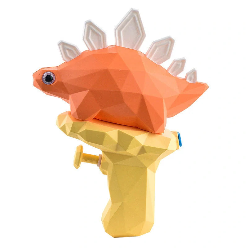 Dinosaur water guns for kids with unique moving eyes feature, perfect for summer outdoor play