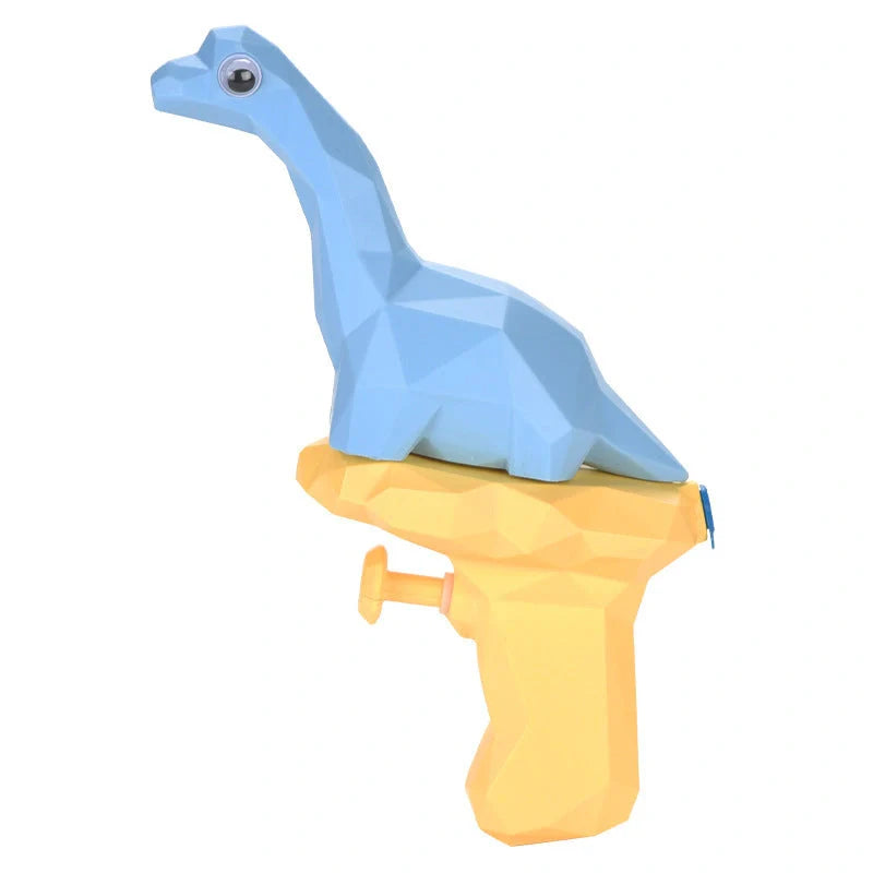 Dinosaur water guns for kids with unique moving eyes feature, perfect for summer outdoor play