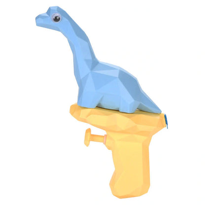Dinosaur water guns for kids with unique moving eyes feature, perfect for summer outdoor play
