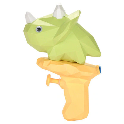 Dinosaur water guns for kids with unique moving eyes feature, perfect for summer outdoor play