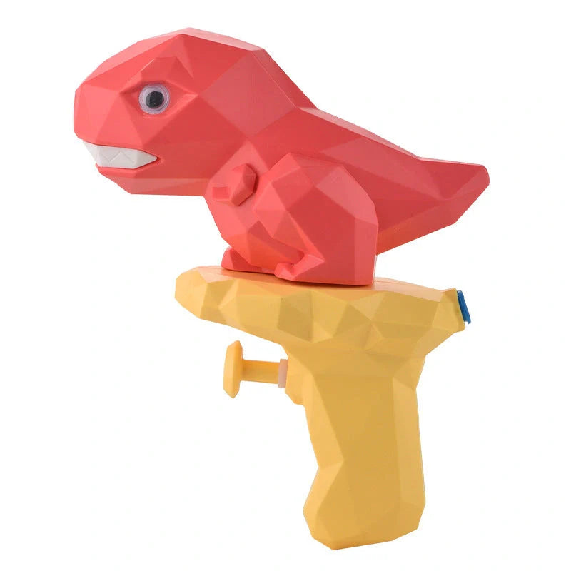 Dinosaur water guns for kids with unique moving eyes feature, perfect for summer outdoor play