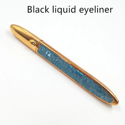 Premium self-adhesive eyeliner and false lash set in various shades