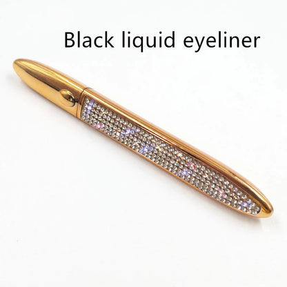 Premium self-adhesive eyeliner and false lash set in various shades