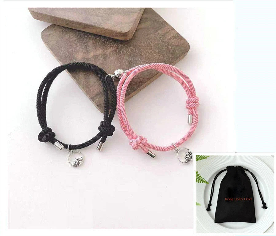 Handcrafted Ancient Silver Love Bracelet for Couples - Adjustable design, premium materials, and timeless elegance inspired by British traditions