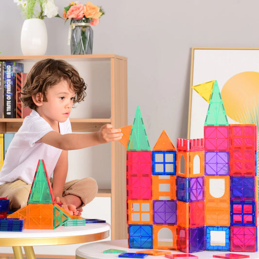 Magnetic Tiles Building Blocks for creative construction and learning