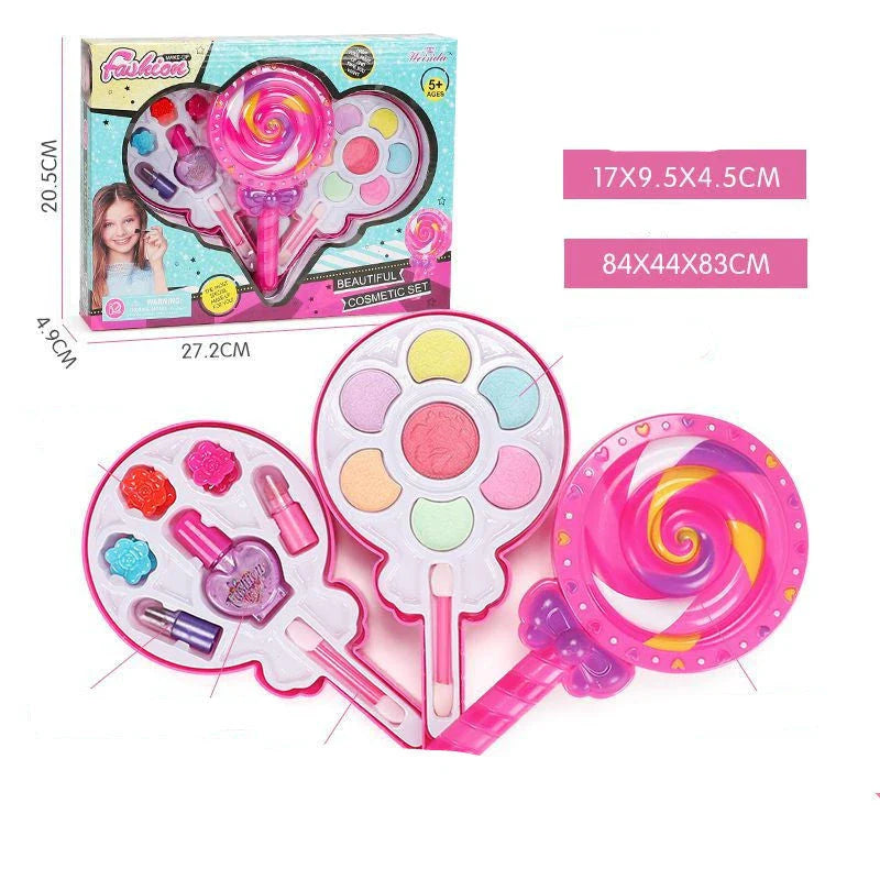 Kids' Washable Makeup Set with Vibrant Colours and Soft Textures for Imaginative Play