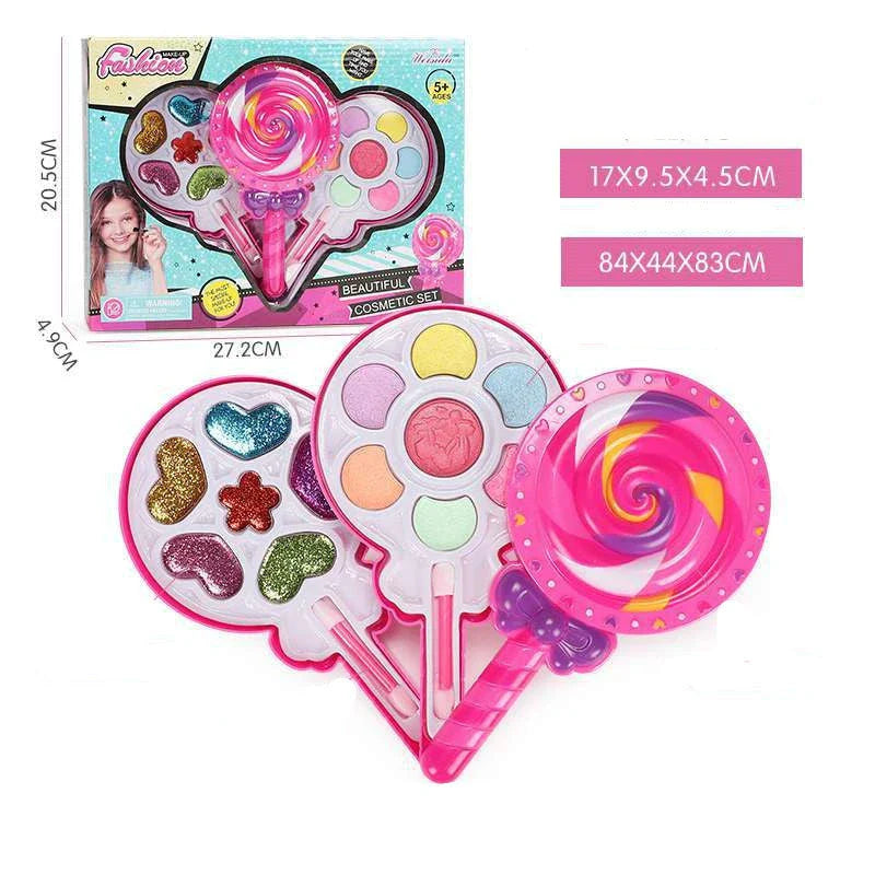 Kids' Washable Makeup Set with Vibrant Colours and Soft Textures for Imaginative Play