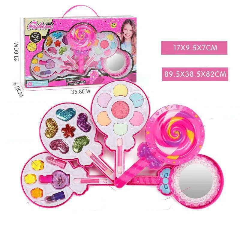 Kids' Washable Makeup Set with Vibrant Colours and Soft Textures for Imaginative Play