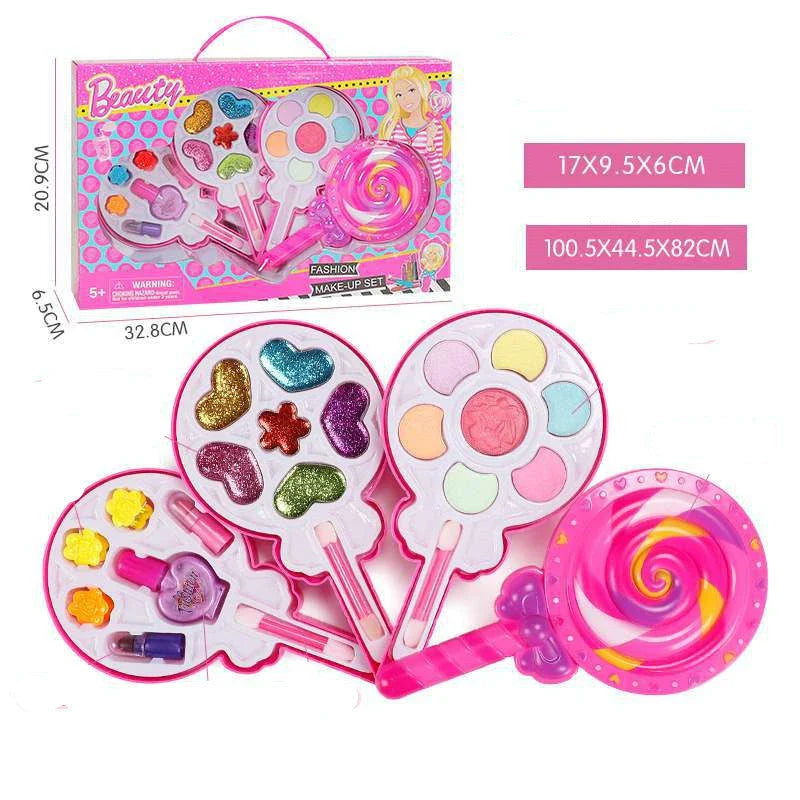 Kids' Washable Makeup Set with Vibrant Colours and Soft Textures for Imaginative Play