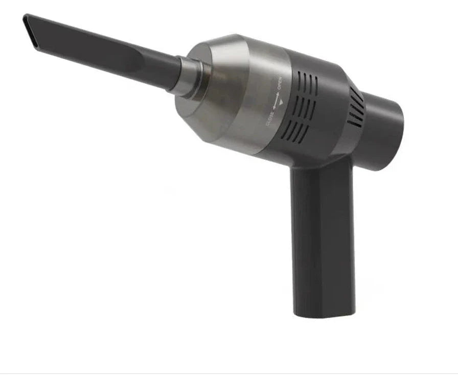 Cordless vacuum cleaner with powerful suction for removing dust and lint from household surfaces