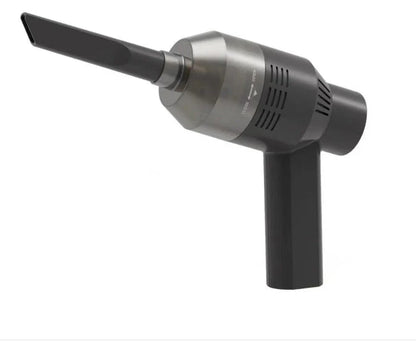 Cordless vacuum cleaner with powerful suction for removing dust and lint from household surfaces