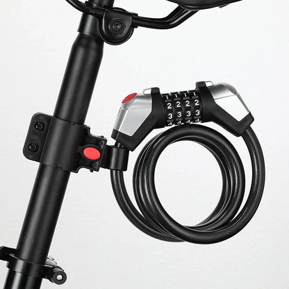 Bicycle Anti-theft 4-digit Code Lock with reflective strips and light alloy core