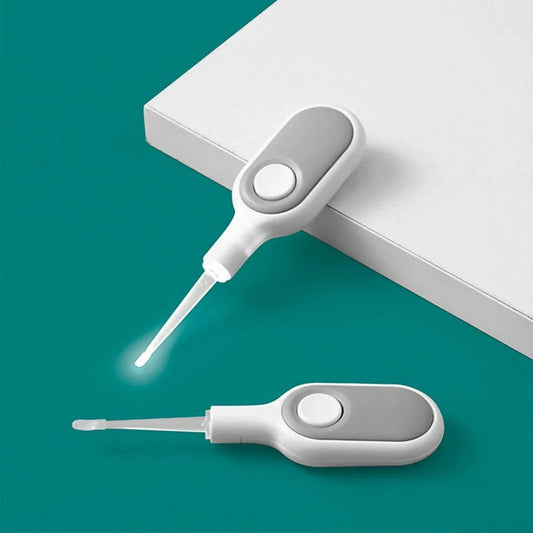 Baby Ear Cleaner Earwax Remover Luminous Earpick with LED light for safe use