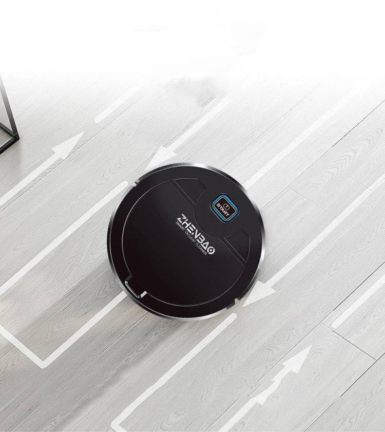 Slim robot vacuum cleaner with UV lamp for pet hairs and hard floors