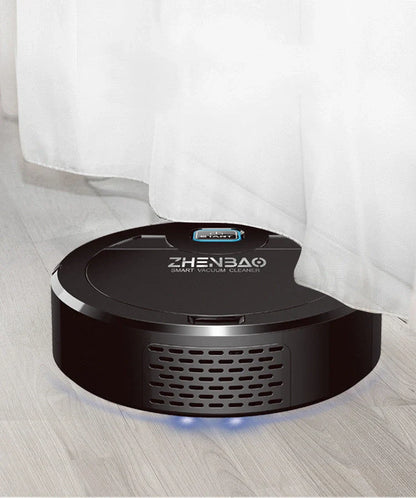 Slim robot vacuum cleaner with UV lamp for pet hairs and hard floors