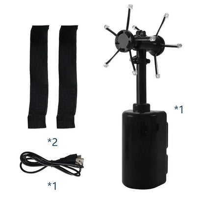 Adjustable Spiral Lamp Generator with mesmerising rotating lights and customisable effects