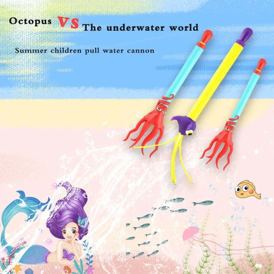 Octopus Water Gun Toys Summer Water Pistol Blaster Shooter for kids outdoor fun