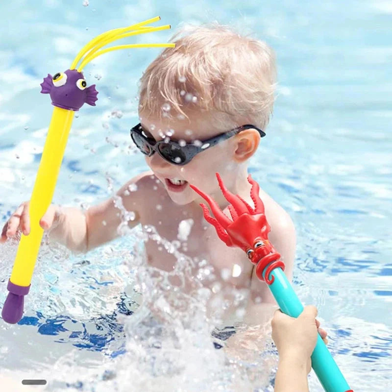 Octopus Water Gun Toys Summer Water Pistol Blaster Shooter for kids outdoor fun