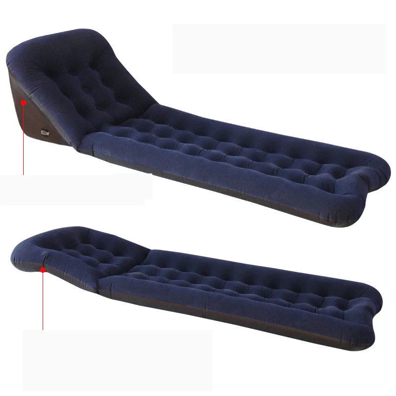 Automatic air mattress for camping with quick inflation feature