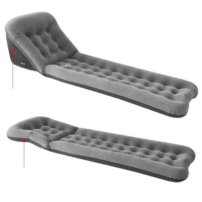 Automatic air mattress for camping with quick inflation feature