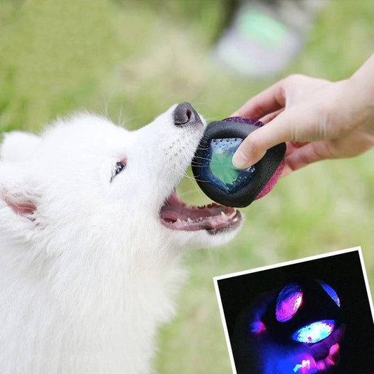 Dog Bite Resistant Ball Sound Bite Toy with luminous effects and sound features
