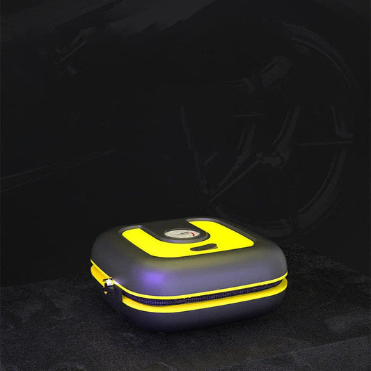 Premium Portable Car Air Pump with Preset Tyre Pressure Settings and Rapid Inflation Capabilities