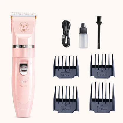 Premium Wireless Pet Grooming Trimmer Set with Powerful Motor, Precision Blades, and Customisable Length Options
