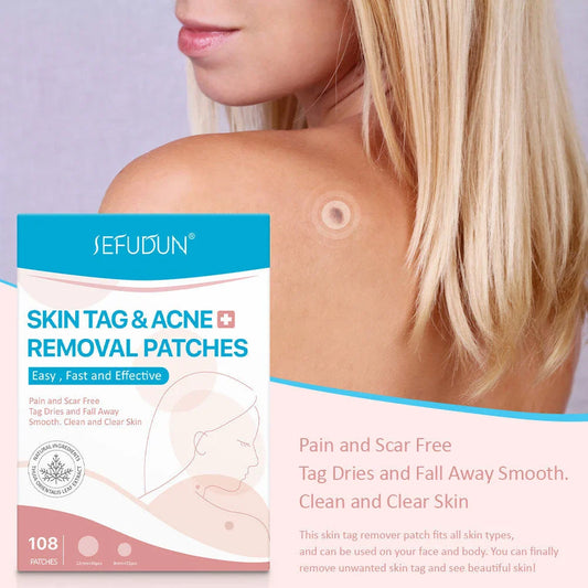 Professional Skin Tag Remover Patches - Discreet, Effective, and Scar-Free Skin Tag Removal Solution