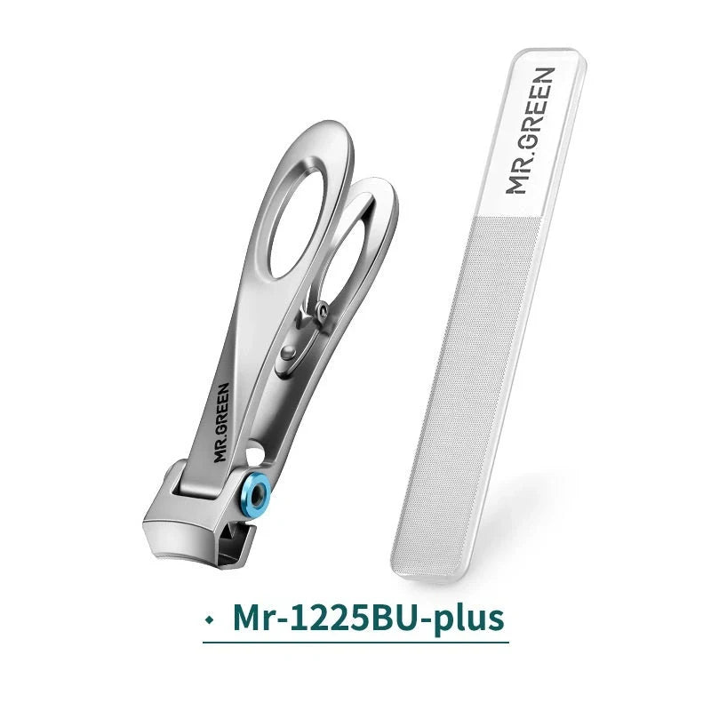 Stainless steel thick nail clippers for easy and precise toenail trimming