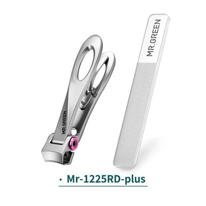Stainless steel thick nail clippers for easy and precise toenail trimming