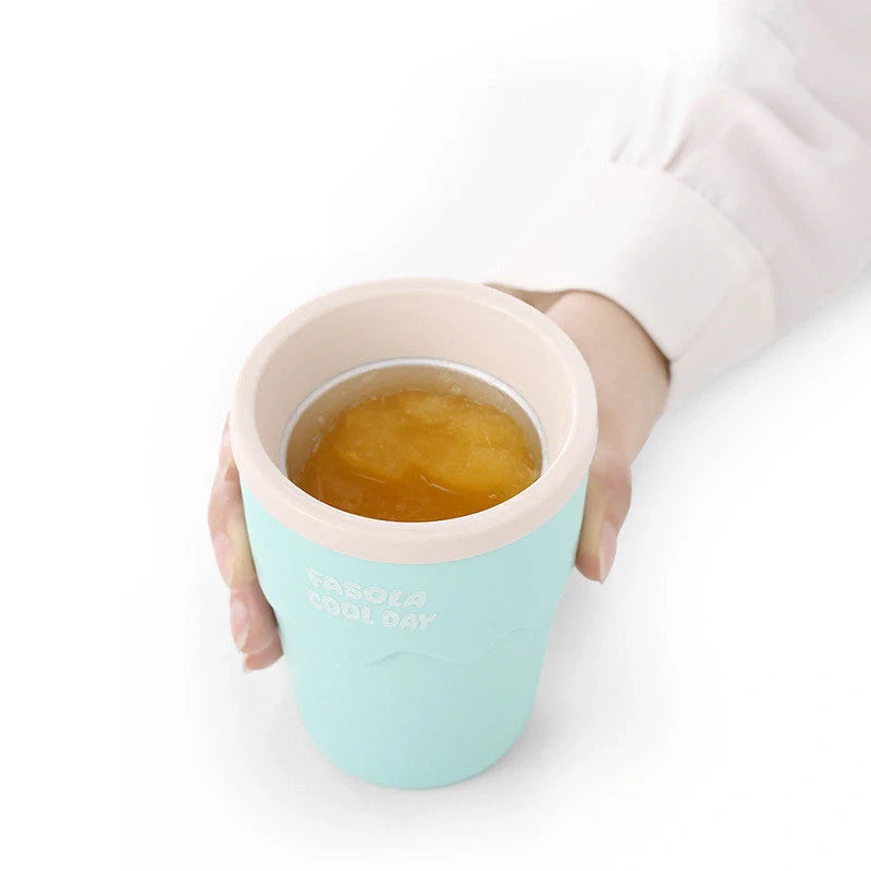 Slushy Mug Magic Slush Ice Maker in pink, blue, or set for quick frozen treats